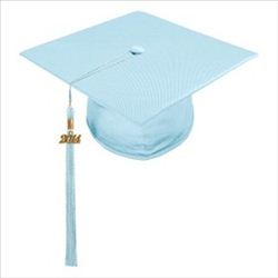 Шапочка выпускника конфедератка голубая купить 200 руб