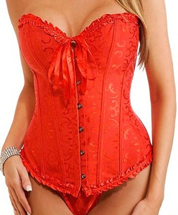 Корсет Красная парча Slashing Sexy II Red