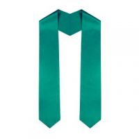Галстук накидка прямой к мантии изумрудно зеленый