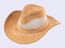 Шляпа замшевая со вставками из кордуры